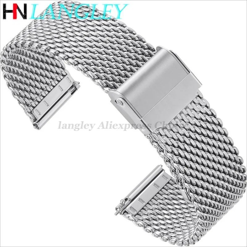 Seiko Watch Prospex - 1.0mm Milanese Mesh Watchband Stainless Steel