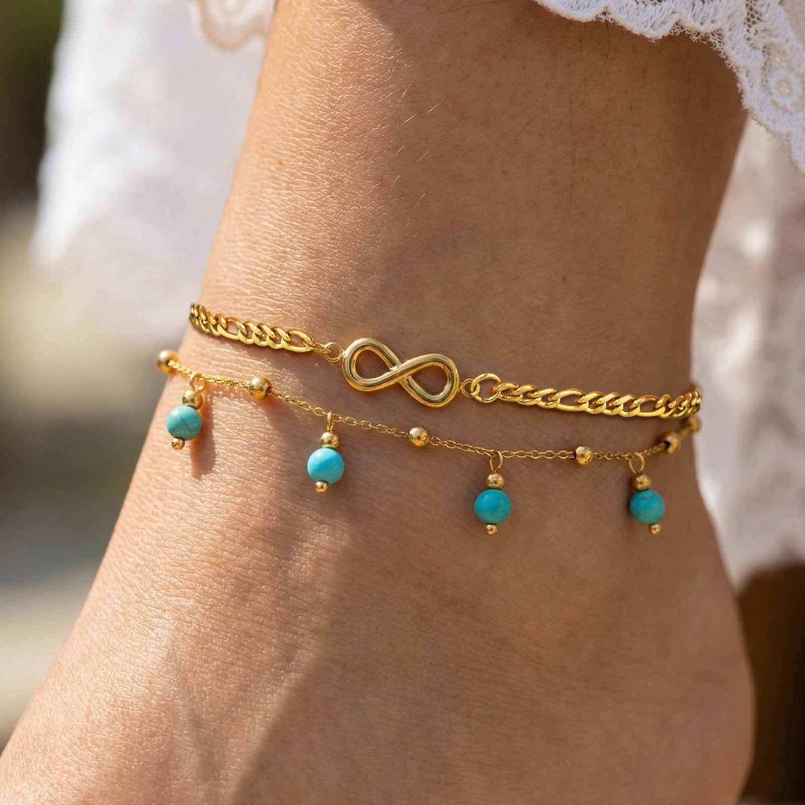 Vnox New Boho Double Layered I - Jc Jewelry & Watches Photos ulasan dan harga