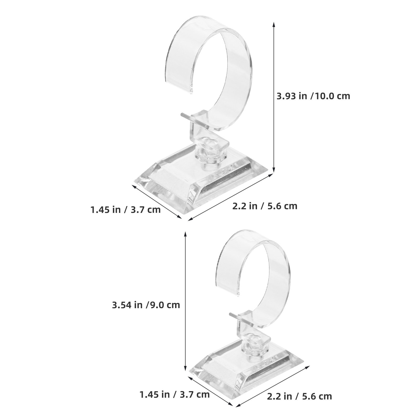 10Pcs C Shaped Transparent Wat - Jewelry And Watches Inc ulasan dan harga